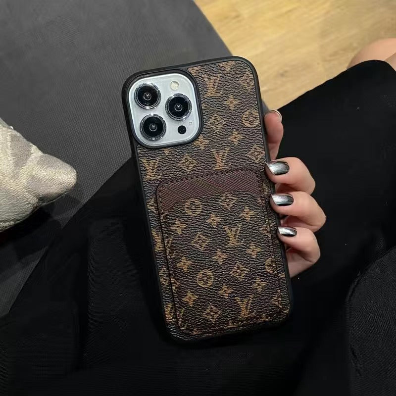 Custodia per telefono con carta di credito alla moda per iPhone