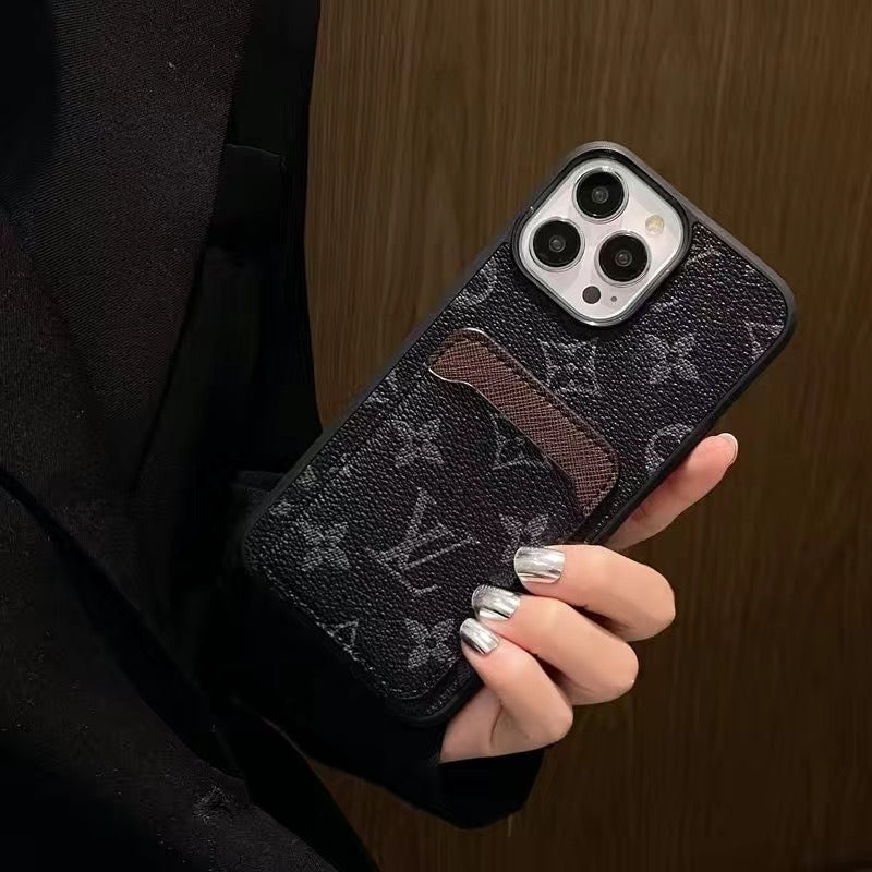 Custodia per telefono con carta di credito alla moda per iPhone