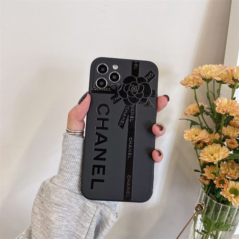 Schwarze Flecken-Telefonhülle für iPhone