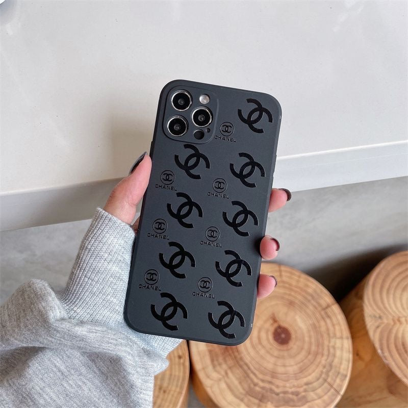 Schwarze Flecken-Telefonhülle für iPhone