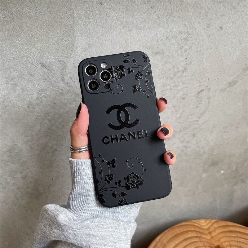 Schwarze Flecken-Telefonhülle für iPhone