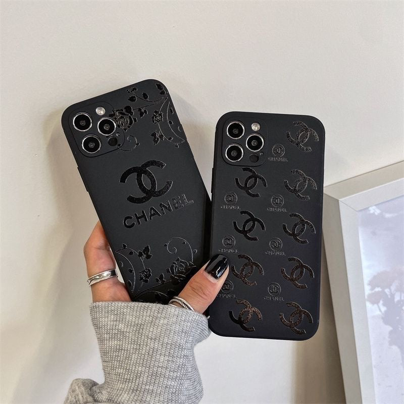 Schwarze Flecken-Telefonhülle für iPhone