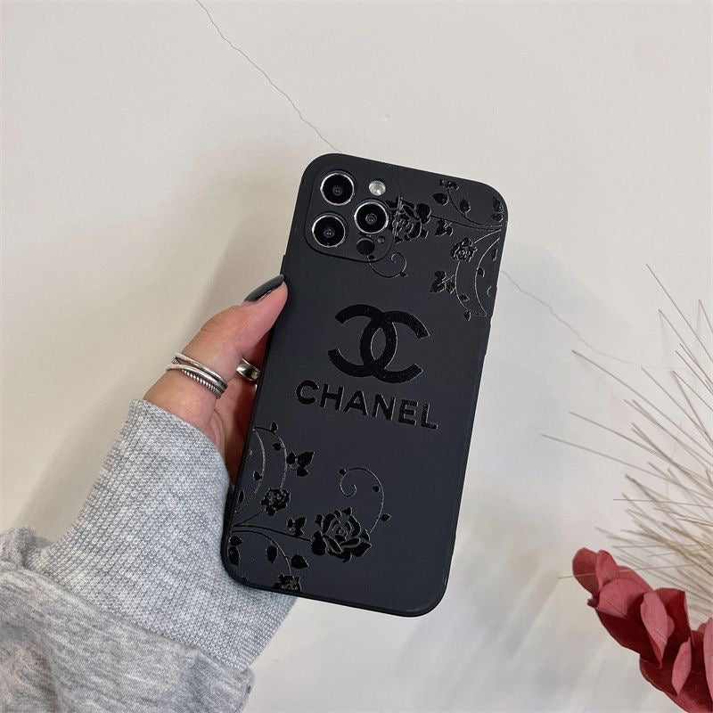 Schwarze Flecken-Telefonhülle für iPhone