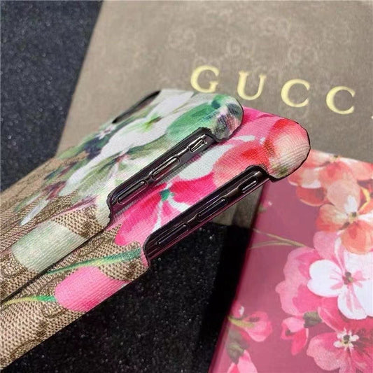 Flower Leather Phone Case For Samsung