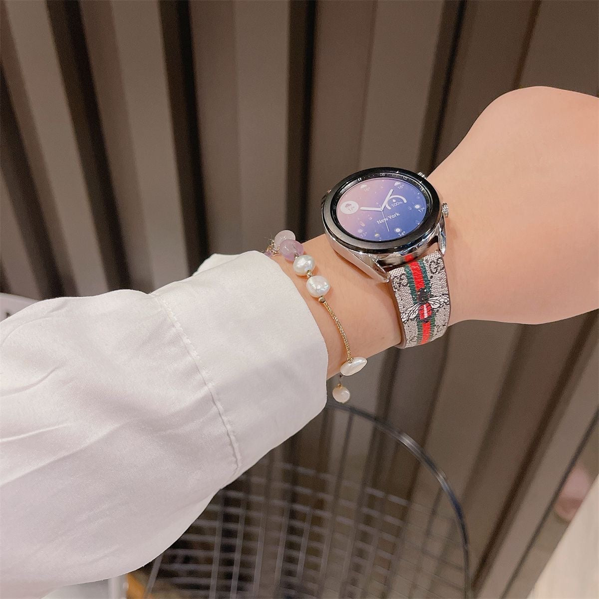 Blumen Trendy Galaxy Uhrenarmbänder
