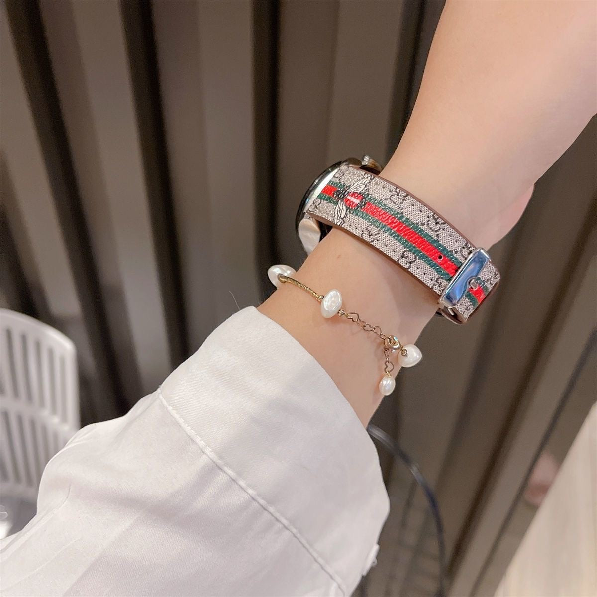 Blumen Trendy Galaxy Uhrenarmbänder