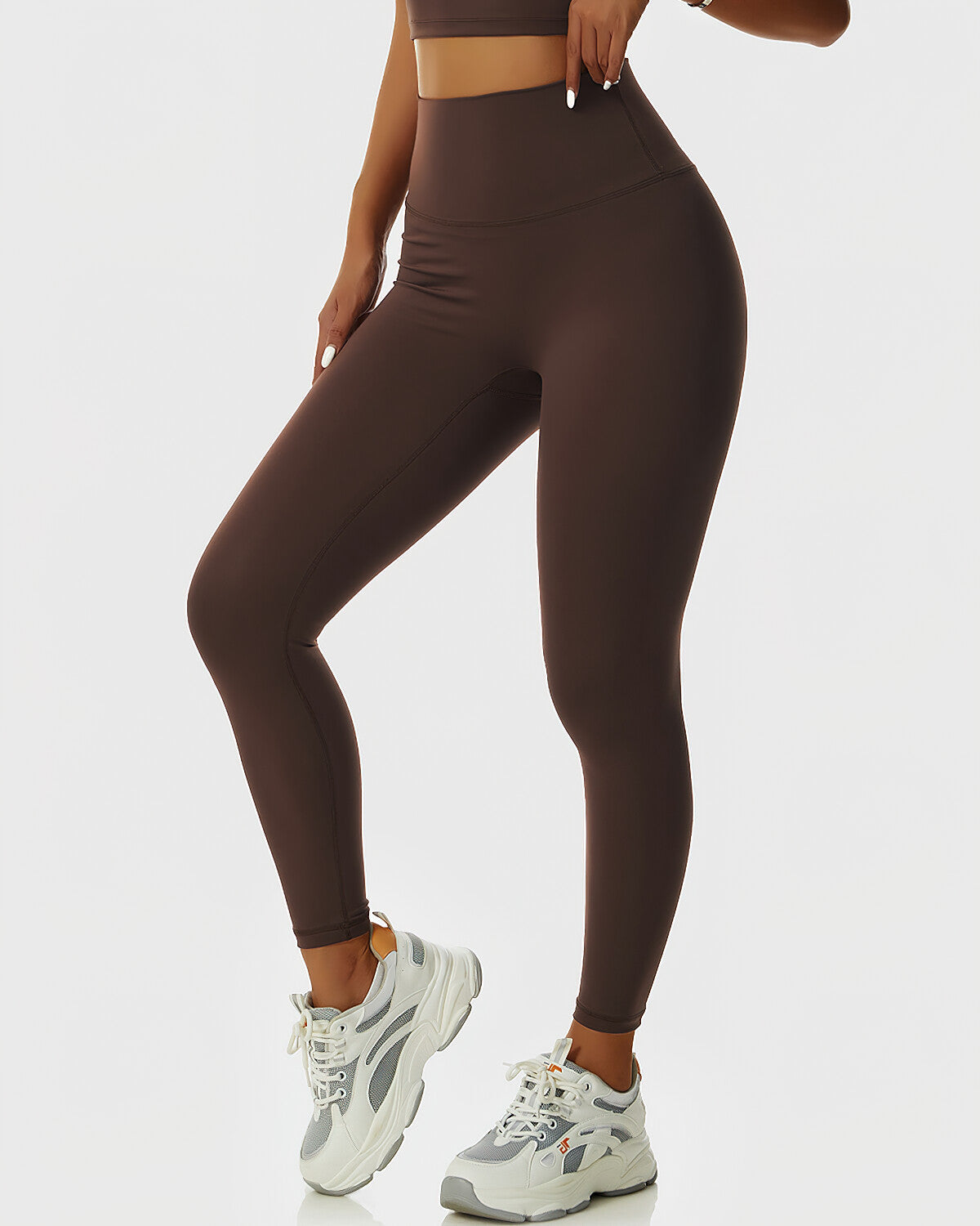 Leggings senza cuciture Paisley - Marrone