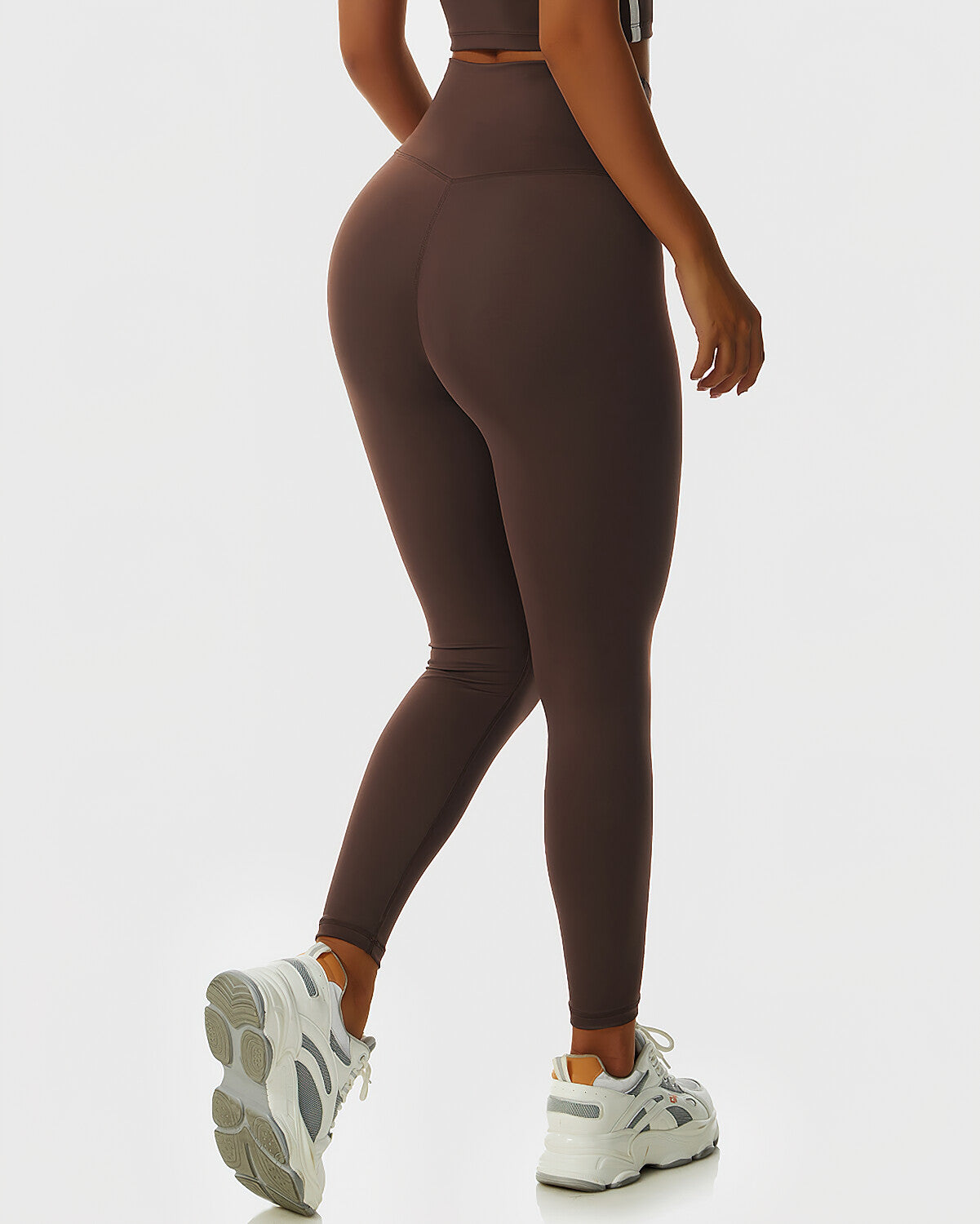 Leggings senza cuciture Paisley - Marrone