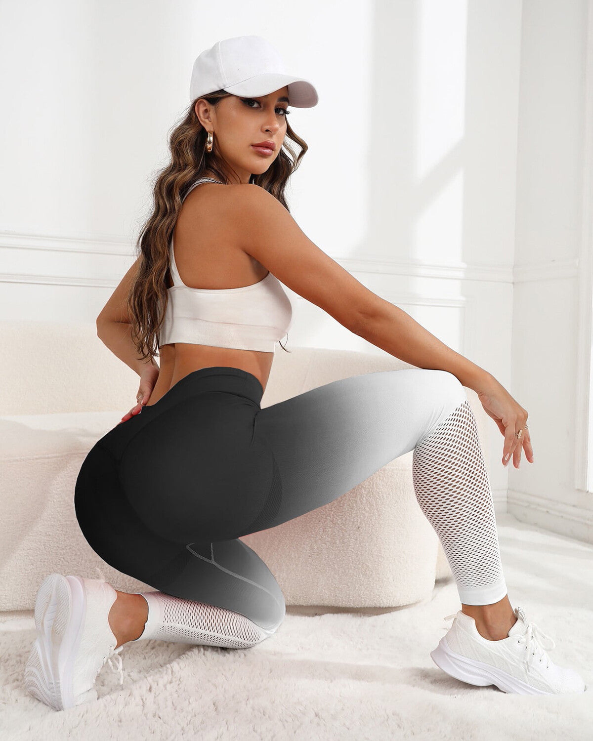 Leggings senza cuciture Romina - Nero