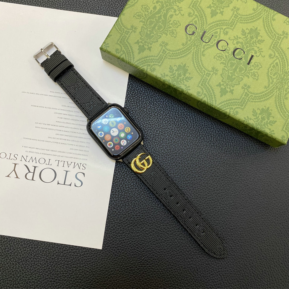Herbstliche Lacklederarmbänder für die Apple Watch