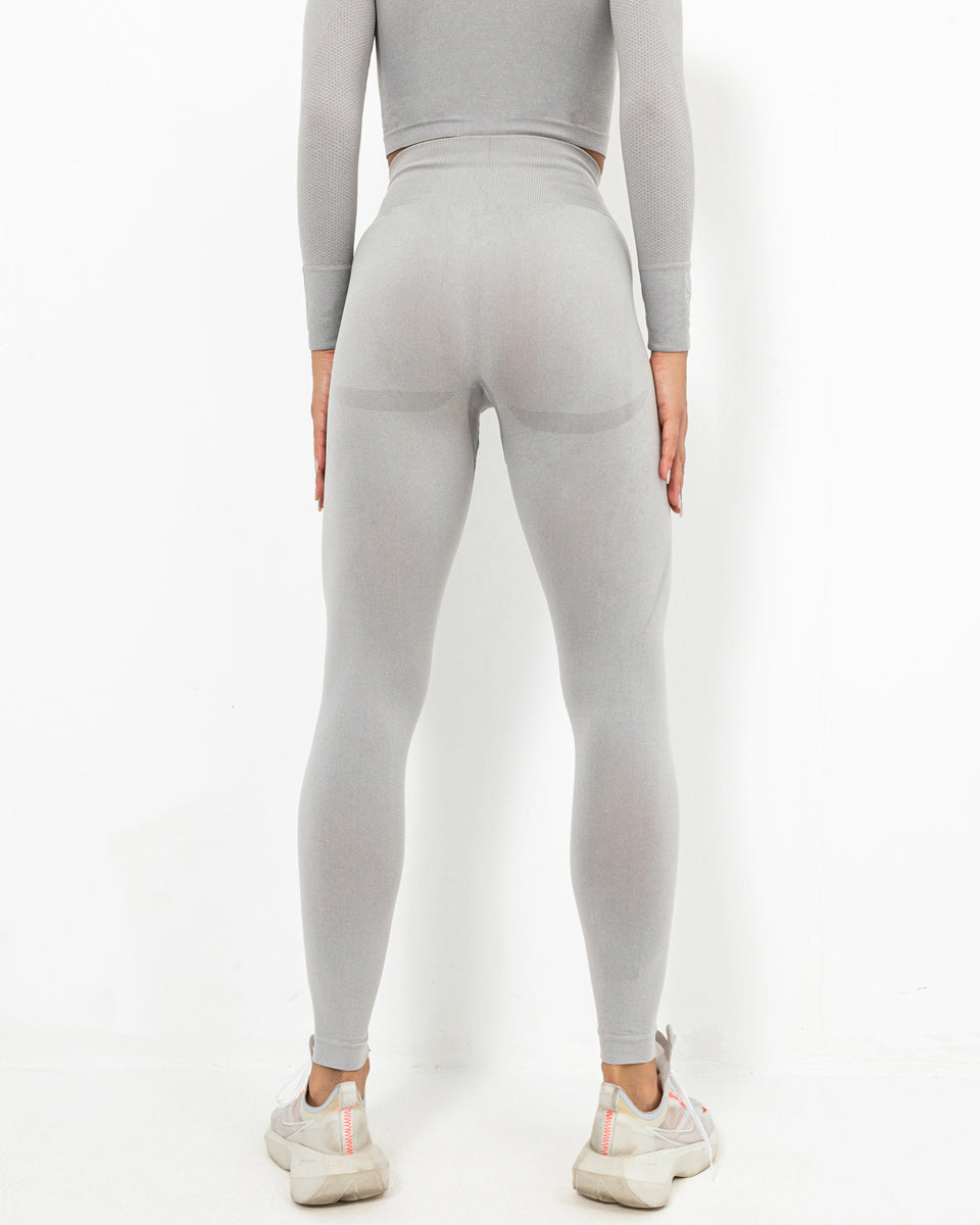 Felicity Nahtlose Leggings - Hellgrau