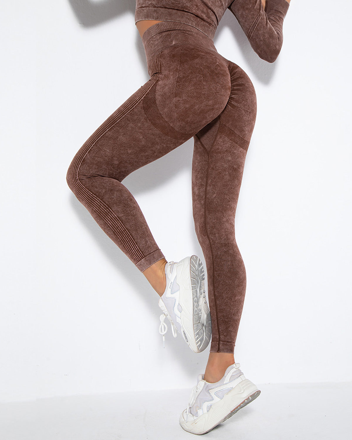 Idalyne Nahtlose Leggings - Braun