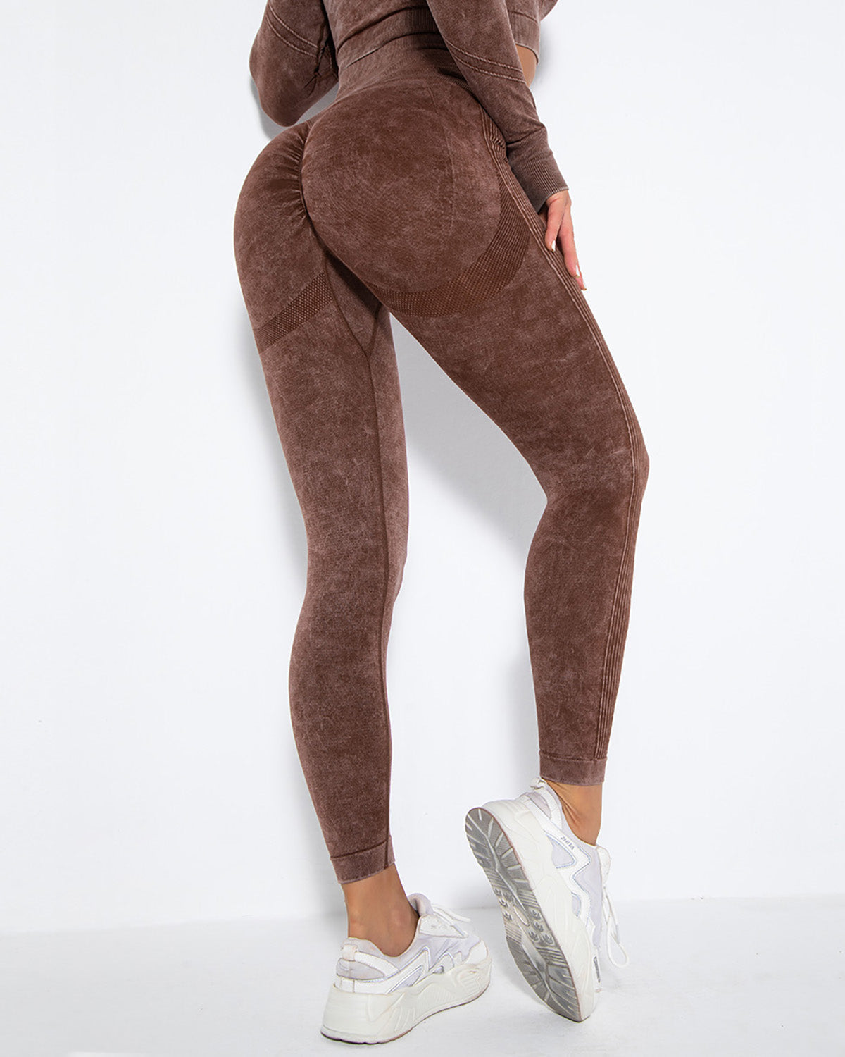 Idalyne Nahtlose Leggings - Braun