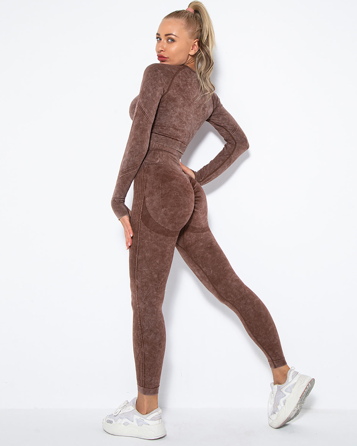 Idalyne Nahtlose Leggings - Braun