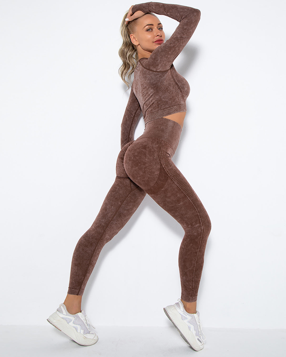 Idalyne Nahtlose Leggings - Braun