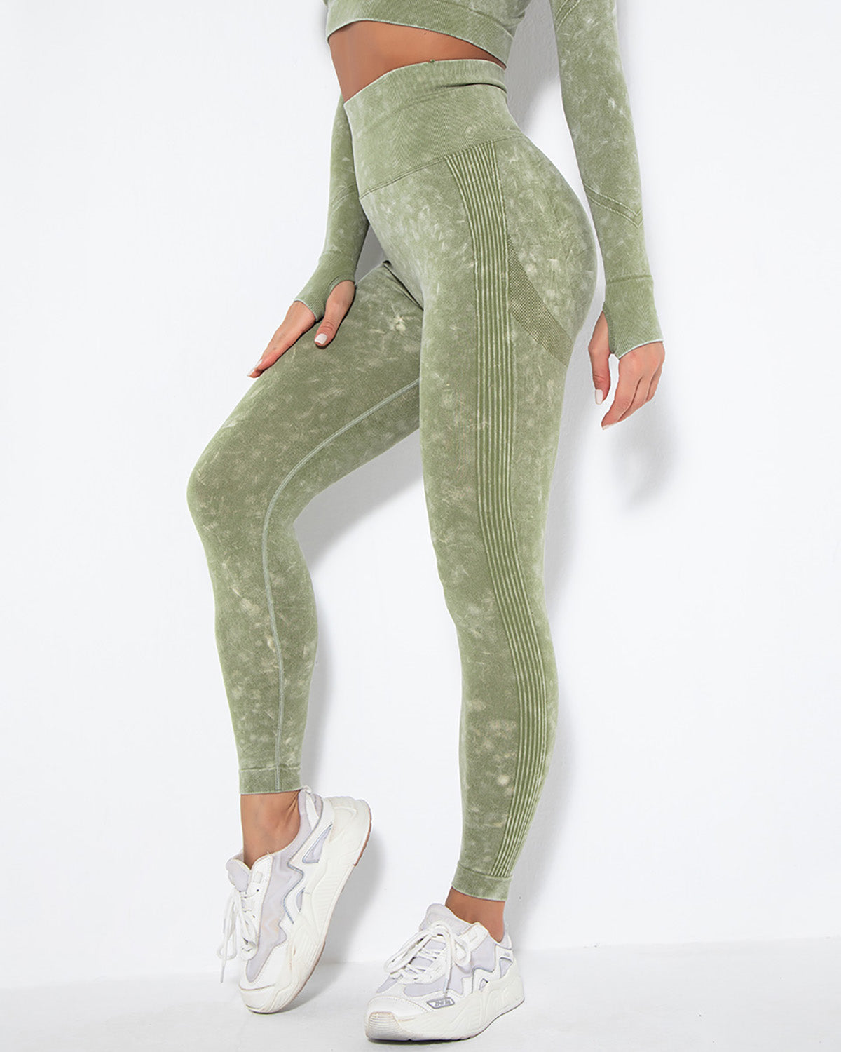 Idalyne Seamless Leggings - Green