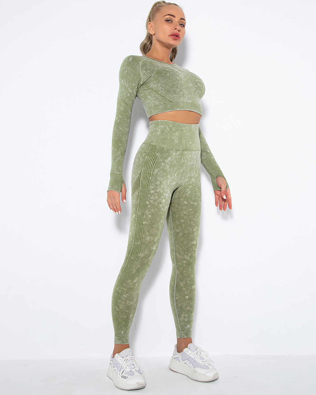 Idalyne Seamless Leggings - Green