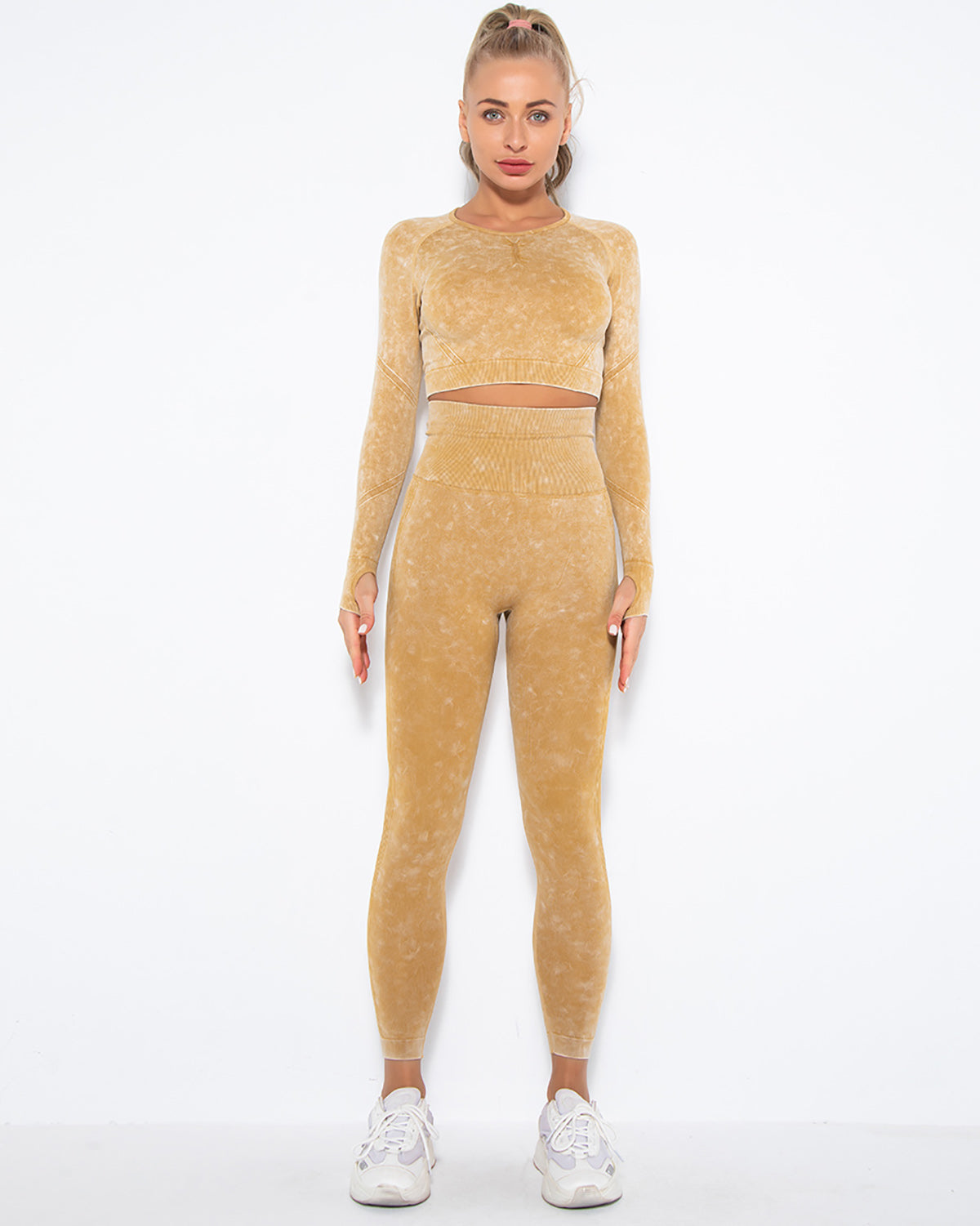 Leggings senza cuciture Idalyne - Giallo