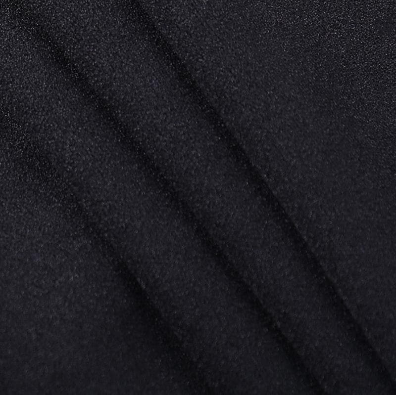 Solides, langärmliges Neckholder-Crop-Top mit ausgehöhltem Netzkorsett - Schlussverkauf