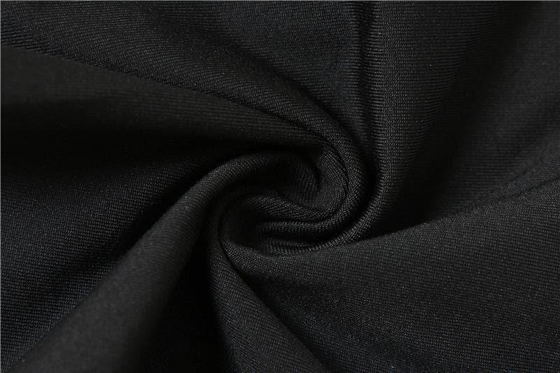 Mesh patchwork bustier gloves halter backless ruched crop top