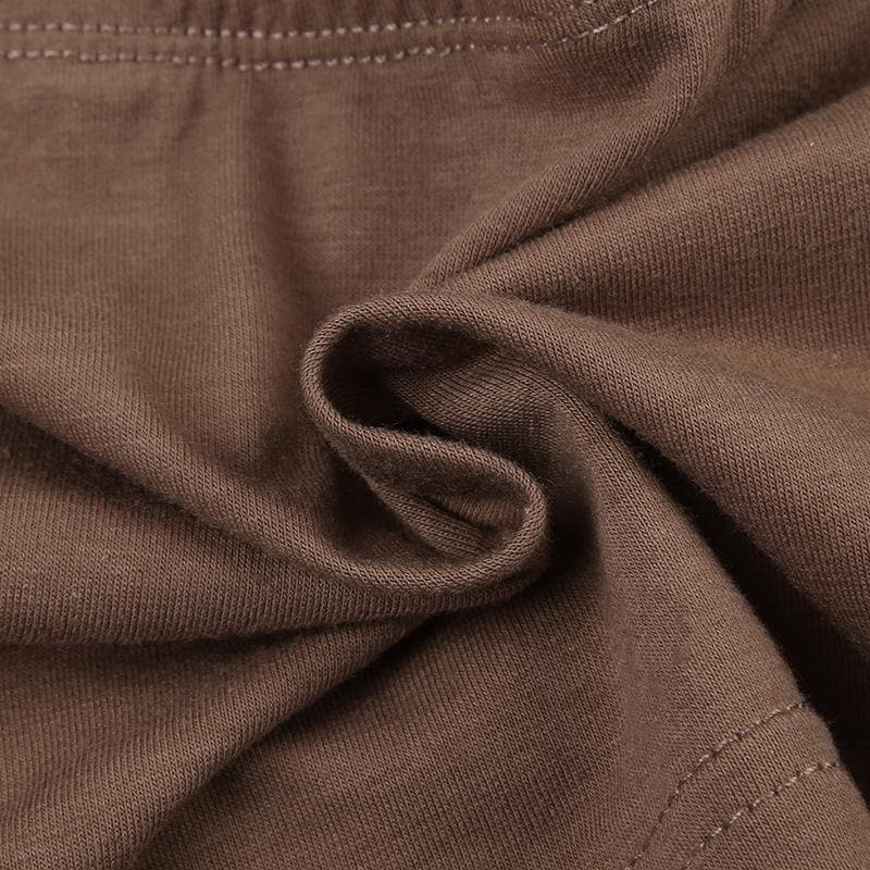 Rückenfreies Camisole-Crop-Top mit abstraktem Druck und kontrastierendem Spitzensaum und V-Ausschnitt
