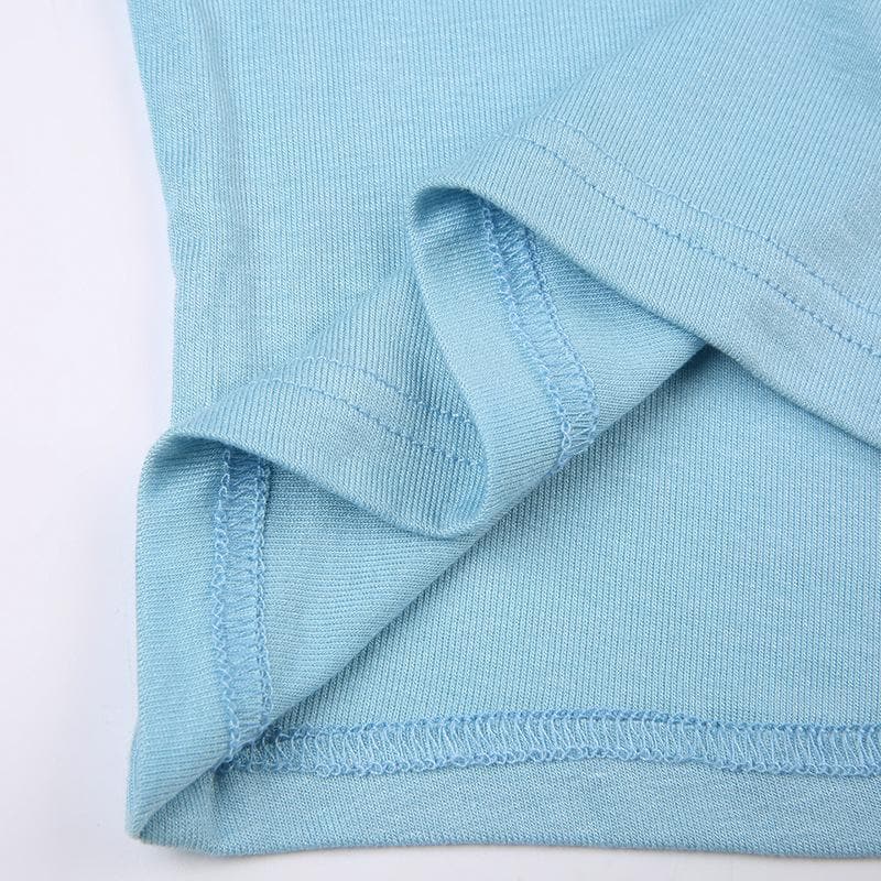 Beaded sleeveless contrast butterfly pattern top