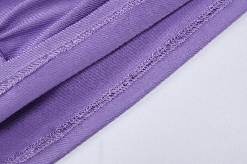 Crewneck sleeveless hollow out solid ruched maxi dress