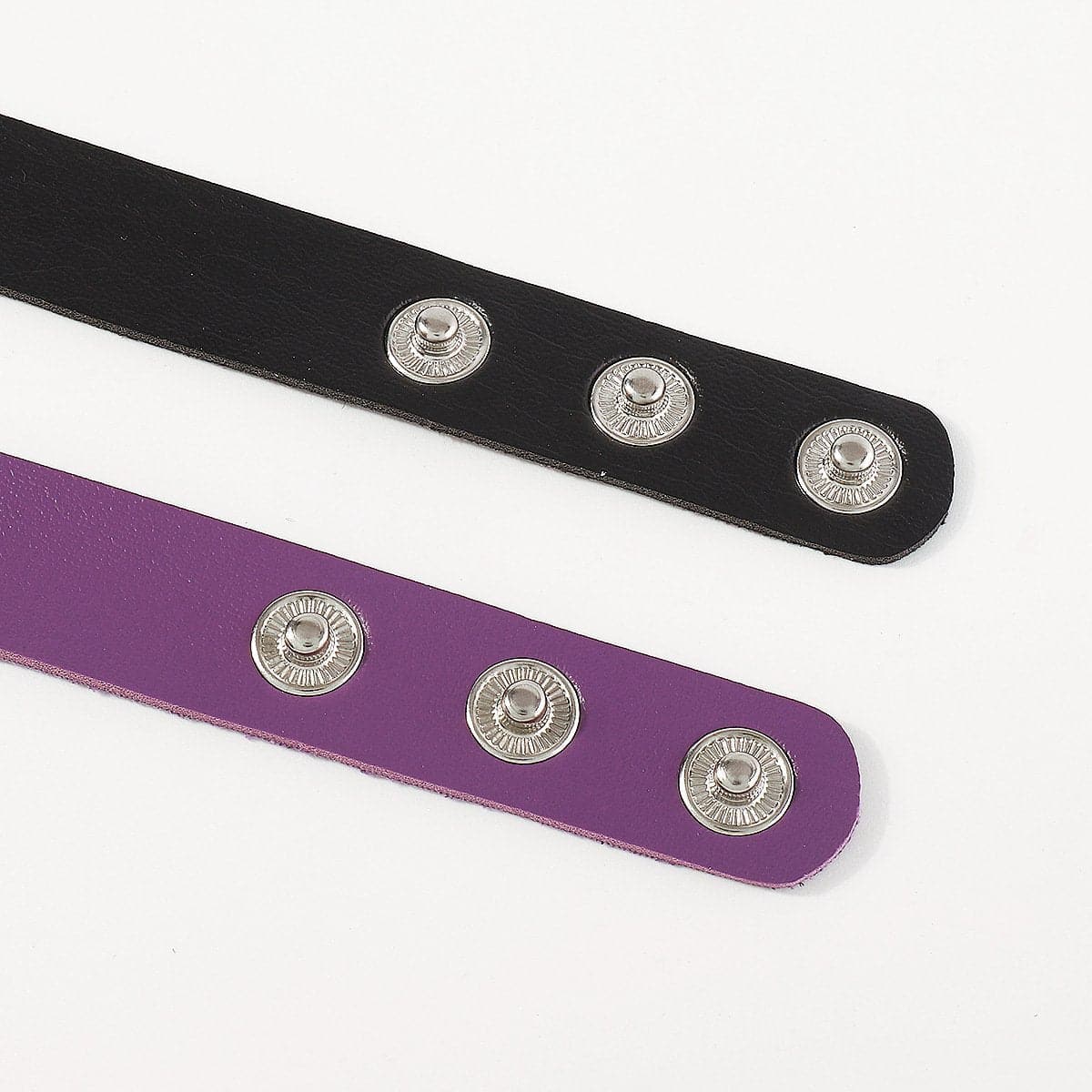 PU-Halskette mit Flügel-Herz-Ringknopf