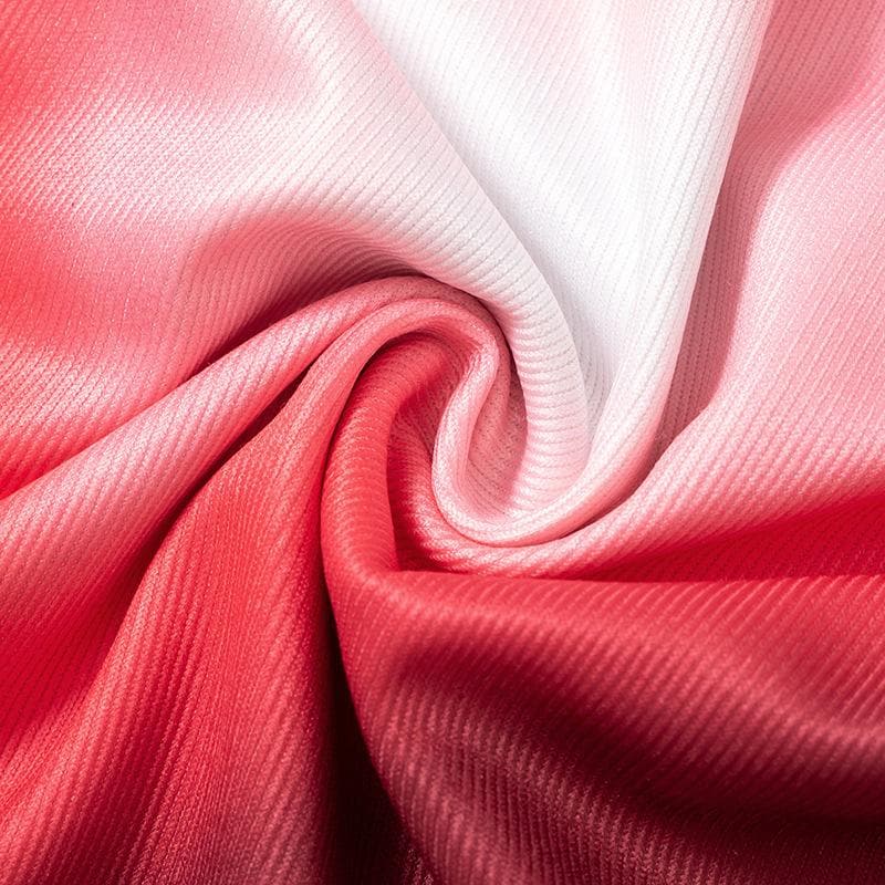 Sleeveless round neck heart pattern crop top