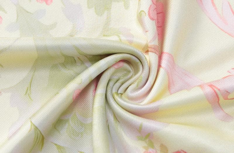 Contrast flower print backless tube dress