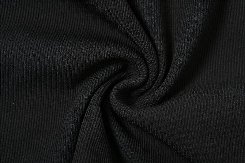 Sleeveless high neck hollow out solid gloves crop top