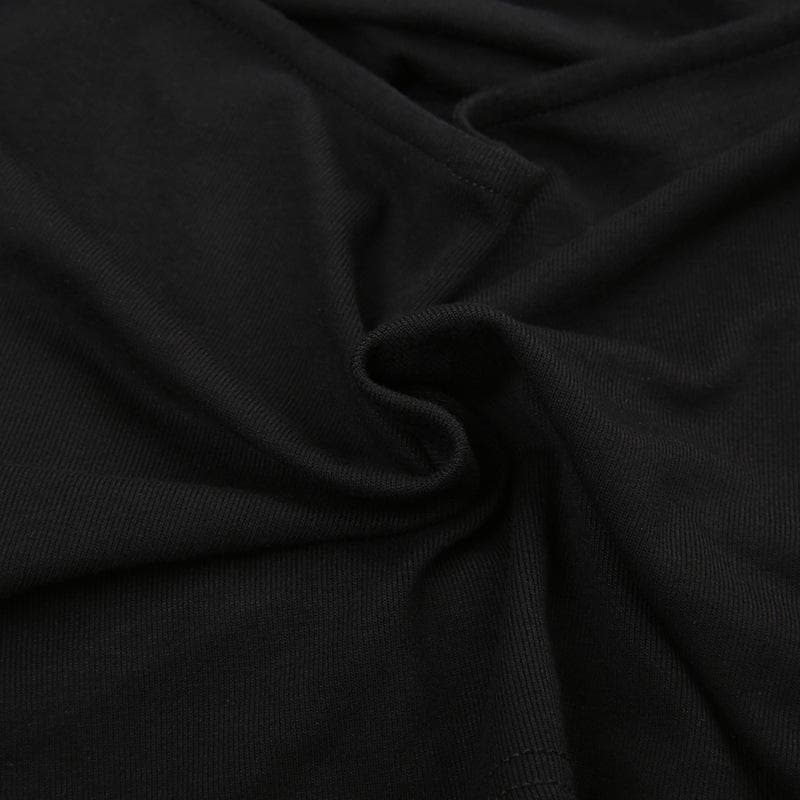 Metal chain halter ruched solid backless top