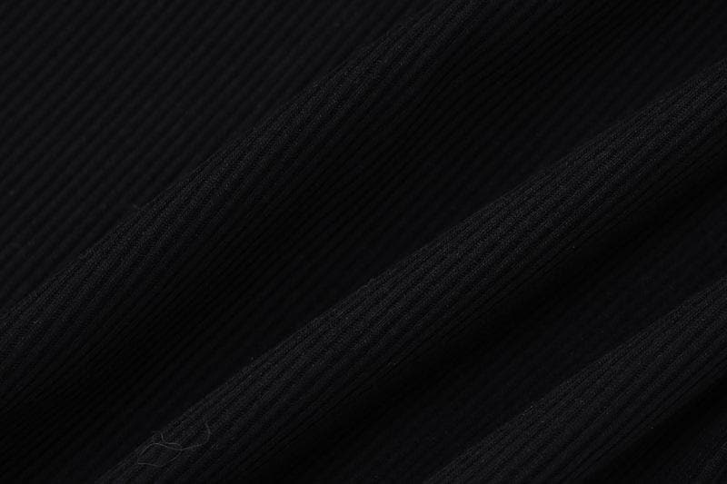 Beaded halter u neck ribbed backless crop top