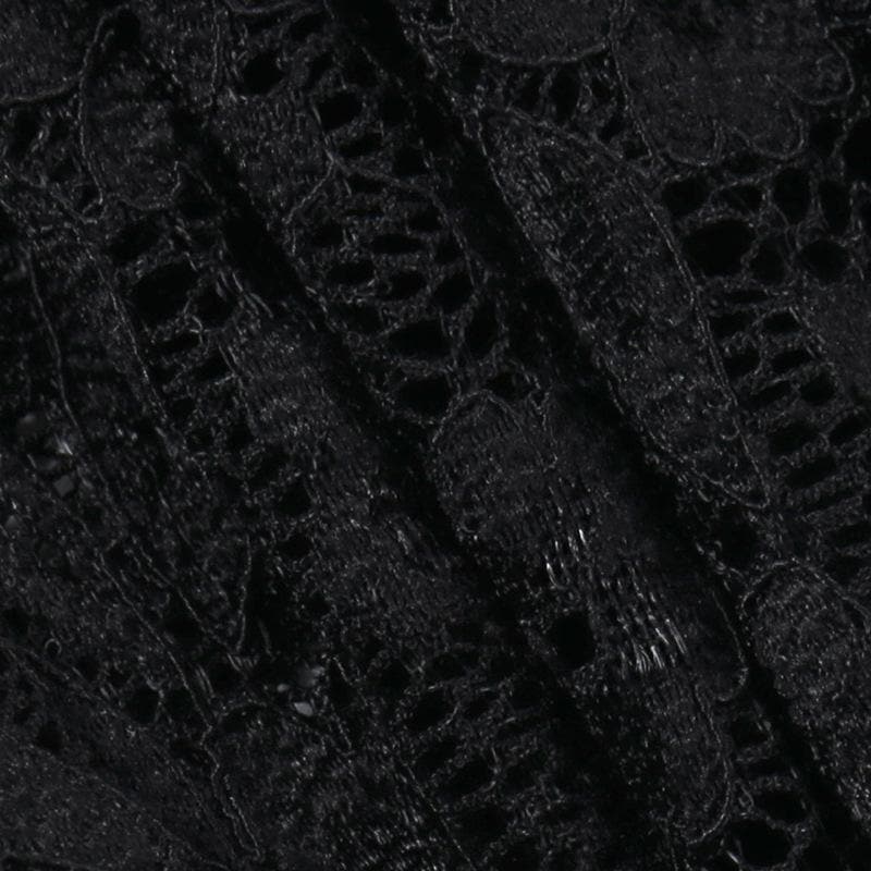 Solid lace slit backless cami top