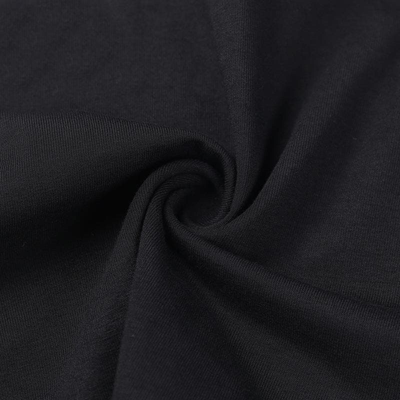 Beaded square neck backless palm pattern crop top