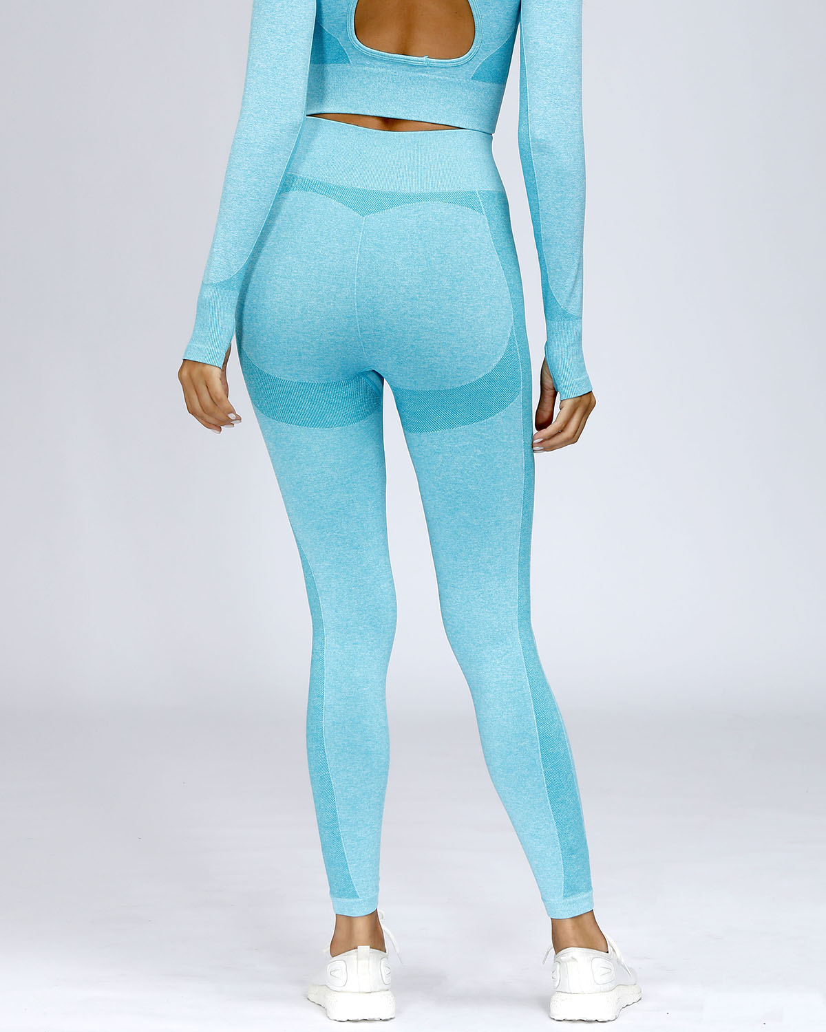 Leggings senza cuciture Serenity - Blu