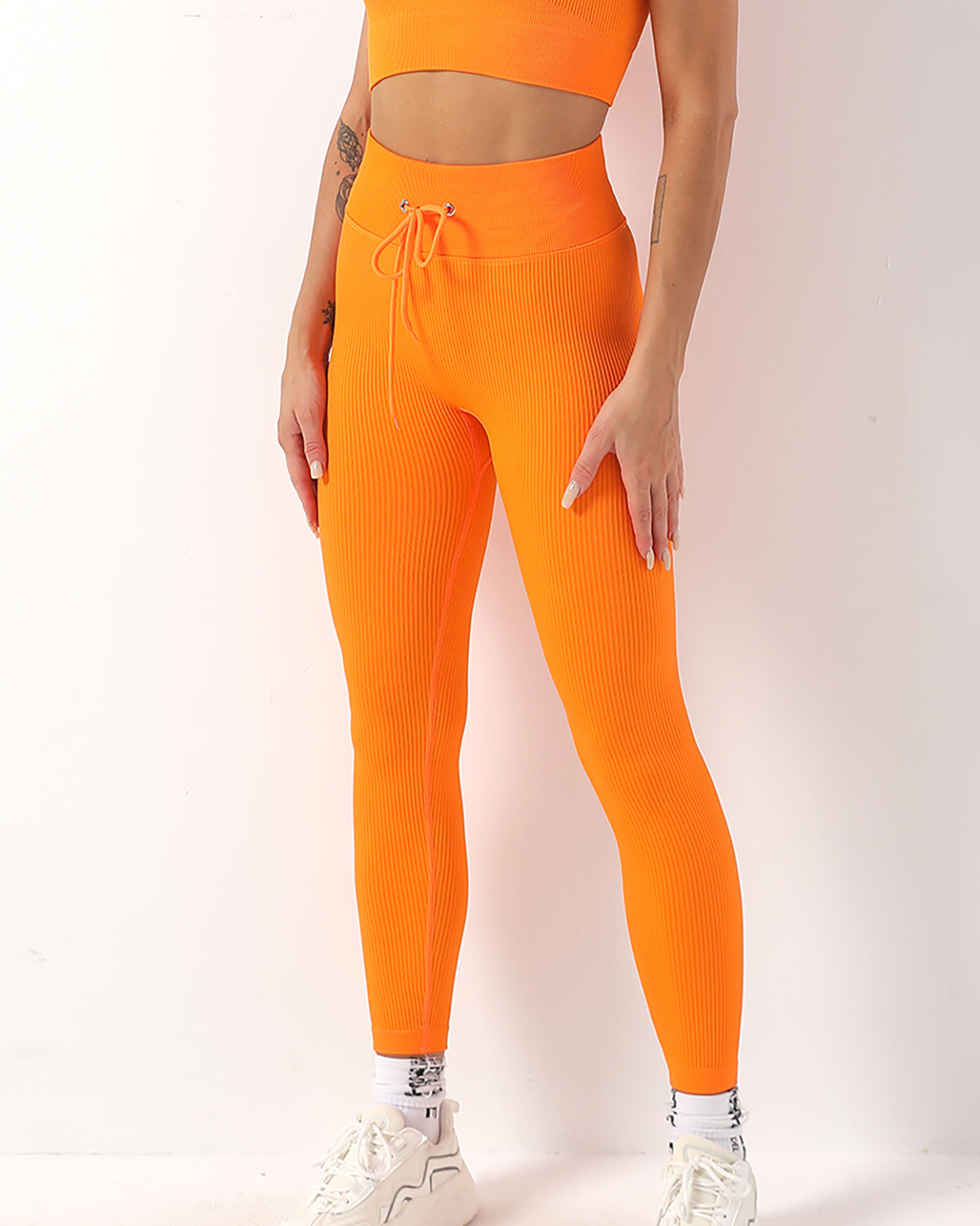 Leggings senza cuciture Wella - Arancione