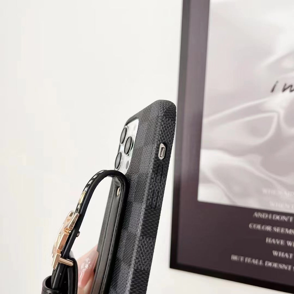 Klassische Handyhülle mit Nähten für das iPhone