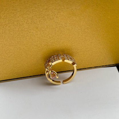 Golden Cool Chain Bracelet Ring