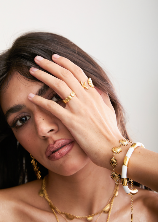 Branda Weißgoldarmband