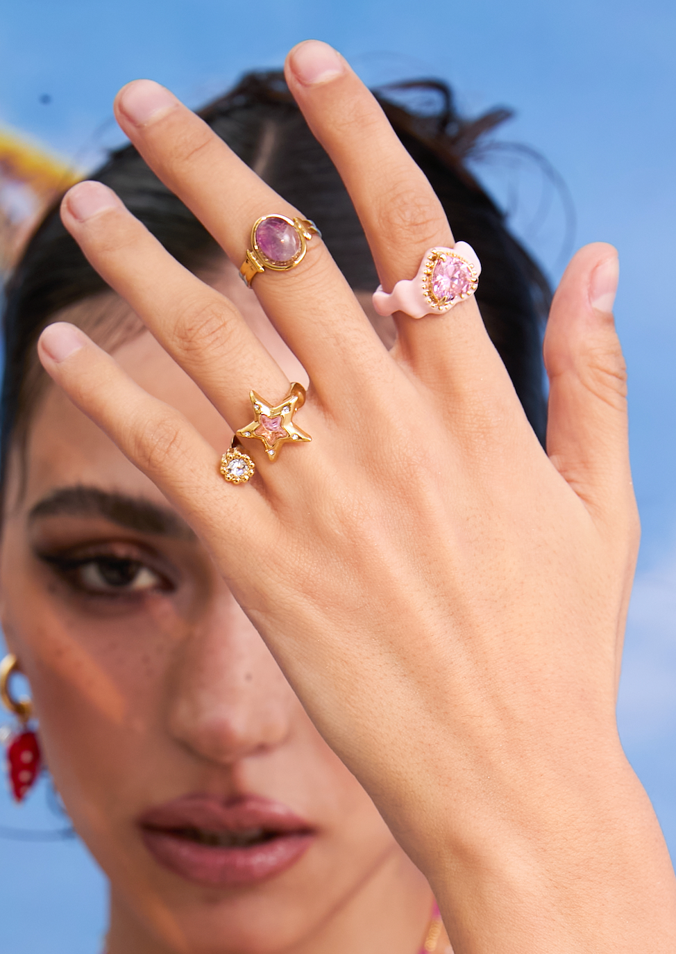 Anello Xania Cuore Rosa