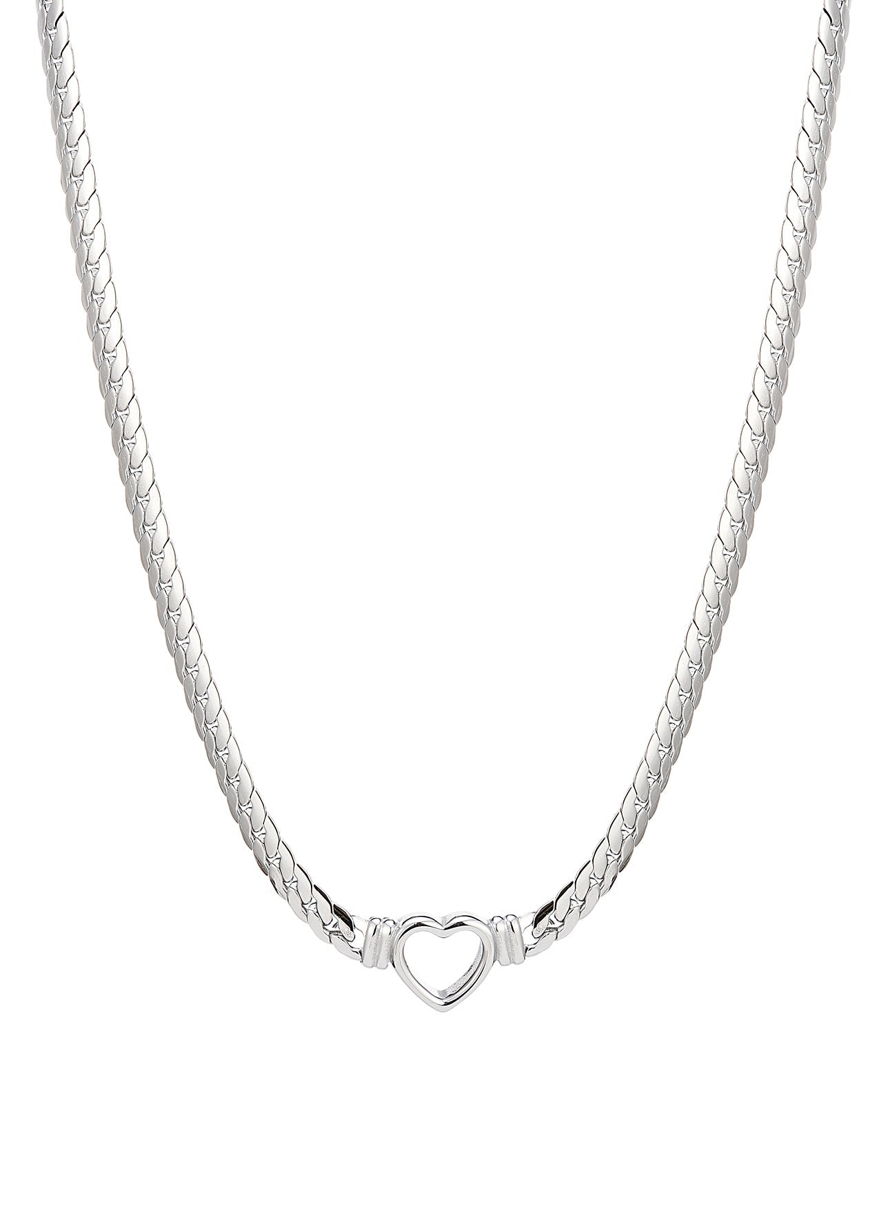 Lili Bold Love Silver Chain Necklace