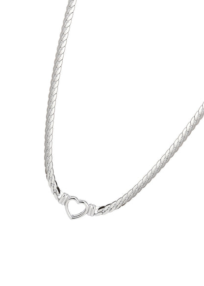 Lili Bold Love Silver Chain Necklace