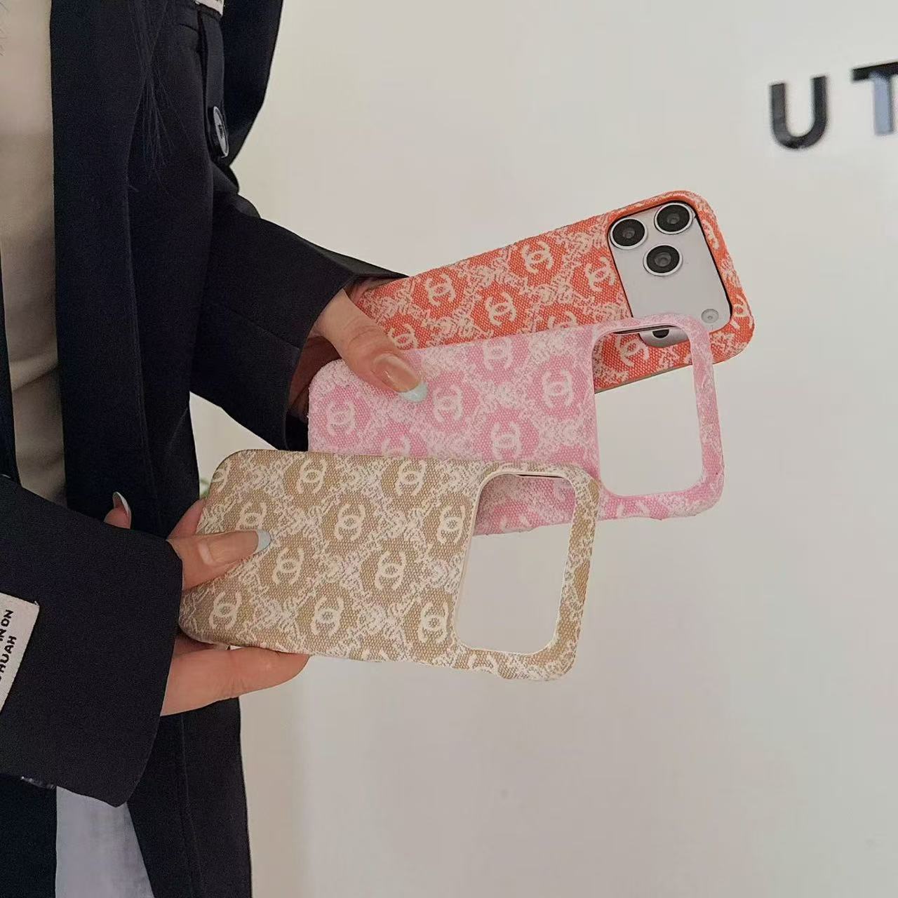 Embroidery Fashion Phone Case For iPhone