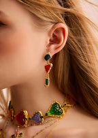 Mario Vintage Goldene Ohrringe