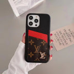 Schwarze Kartenhülle für iPhone