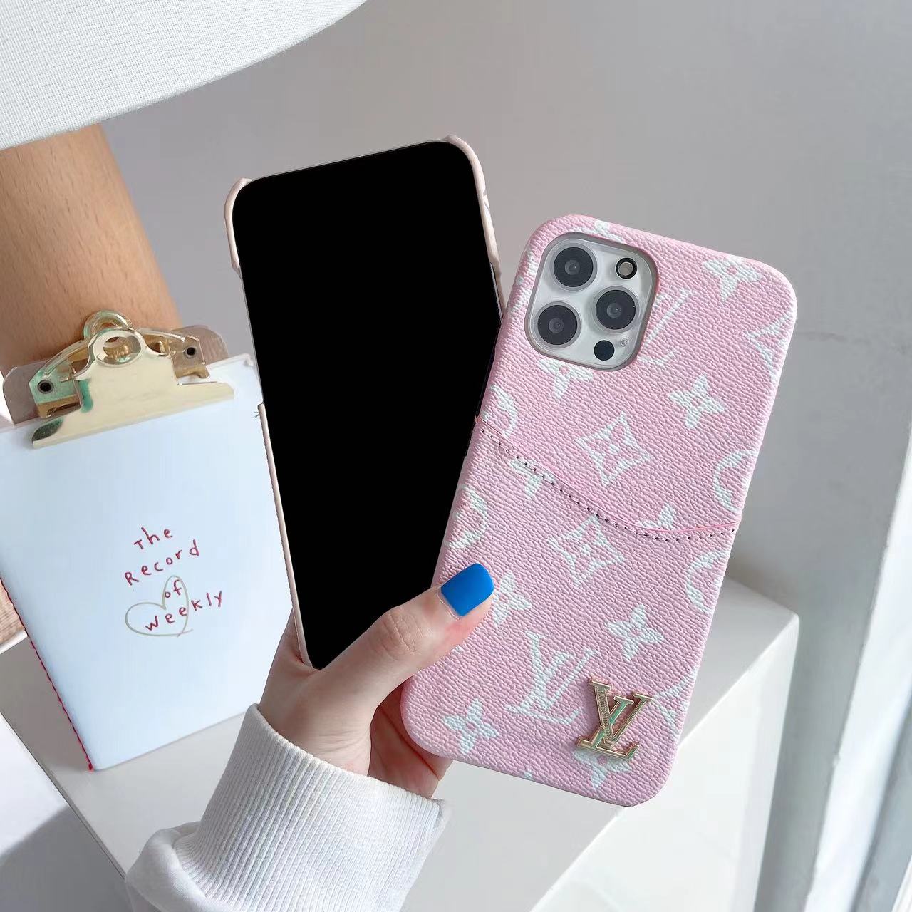 Pink Card Phone Case For iPhone