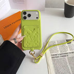Pattern Card Holder Phone Case For iPhone