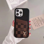 Schwarze Kartenhülle für iPhone