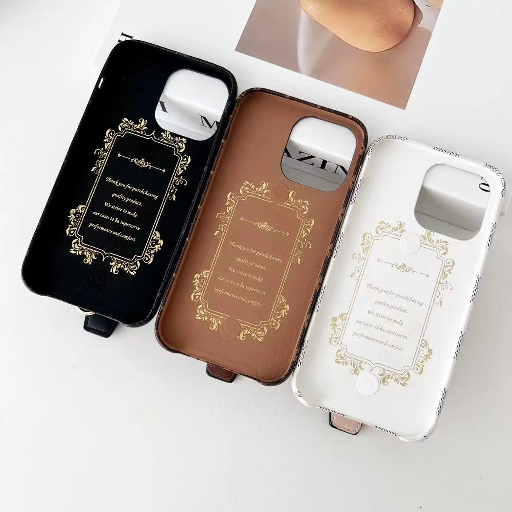 Klassische Handyhülle mit Nähten für das iPhone